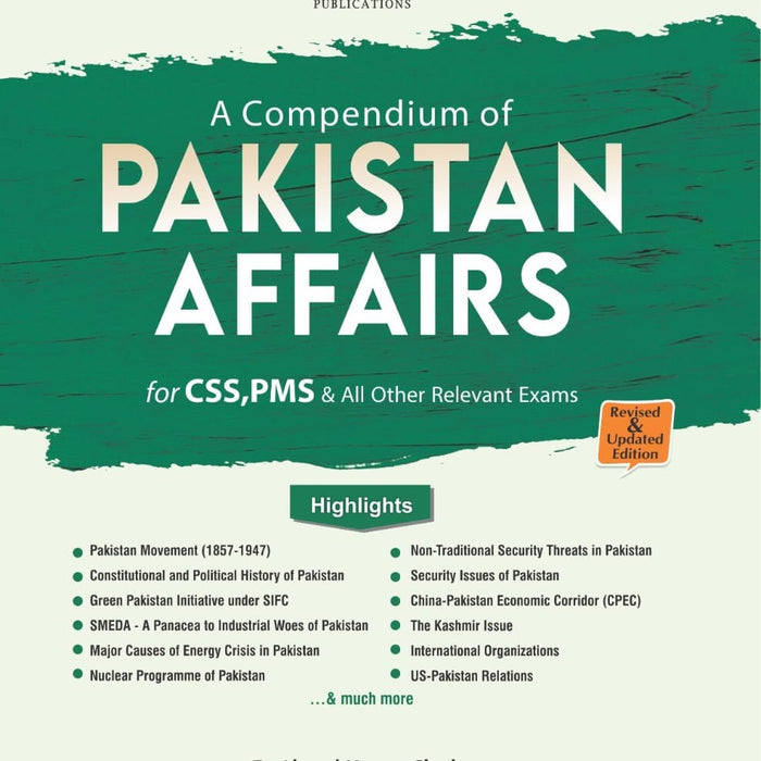 A Compendium Of Pakistan Affairs For CSS PMS PCS Ahmad Hassan - JWT A Compendium Of Pakistan Affairs For CSS PMS PCS Ahmad Hassan - JWT