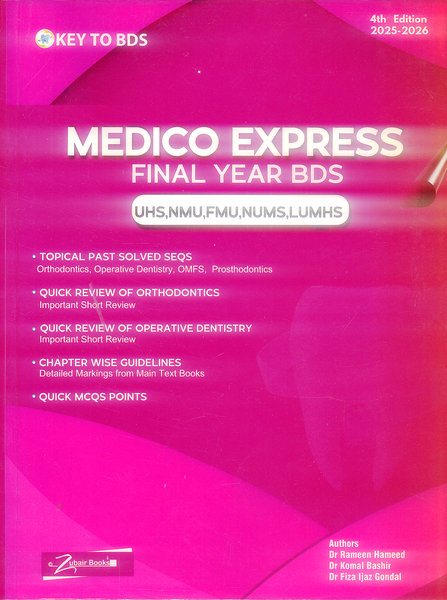 Key to BDS Medico Express Final Year BDS