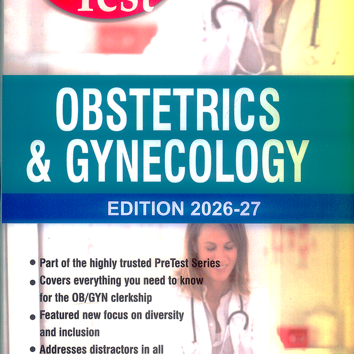 PreTest Obstetrics & Gynecology 15th Edition by Shireen Madani Sims PreTest Obstetrics & Gynecology 15th Edition by Shireen Madani Sims