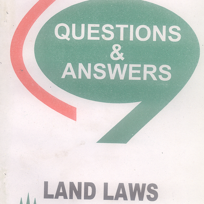 Land Laws Quesions & Answers by Sahir Ahmed Land Laws Quesions & Answers by Sahir Ahmed