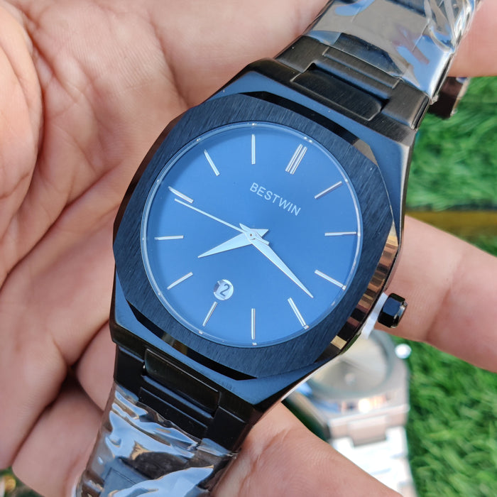 BESTWIN Black Classic Black Dial Quartz BESTWIN Black Classic Black Dial Quartz