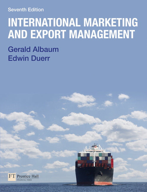 International Marketing and Export Management  International Marketing and Export Management