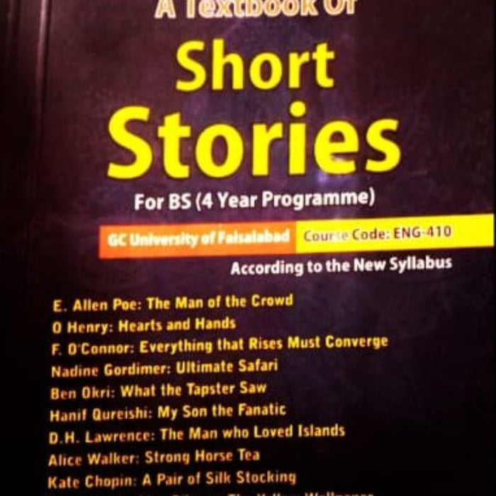 Famous A Text Book Of Short Stories For BS  Famous A Text Book Of Short Stories For BS