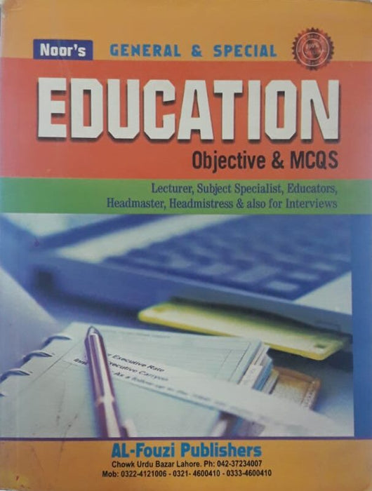 Noors General & Special Education Objective & MCQs Noors General & Special Education Objective & MCQs