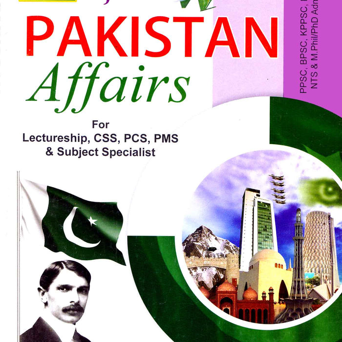 Pakistan Affairs For Lecturership CSS PCS PMS  Pakistan Affairs For Lecturership CSS PCS PMS
