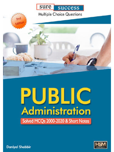 Public Administration Solved MCQS 2nd Edition By Daniyal Shabbir