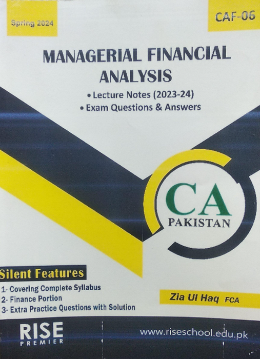 Managerial And Financial Analysis Managerial And Financial Analysis