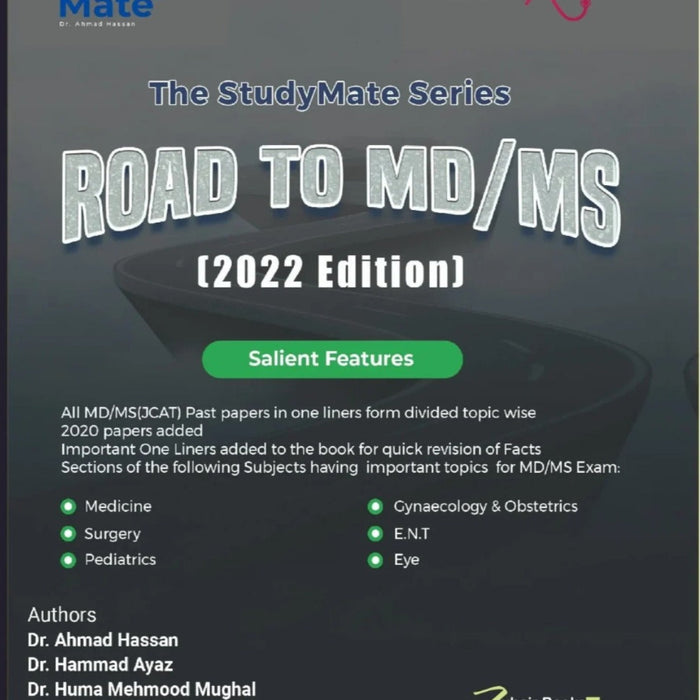 Study Mate (Med Exampert) Road To MD/ MS  Study Mate (Med Exampert) Road To MD/ MS