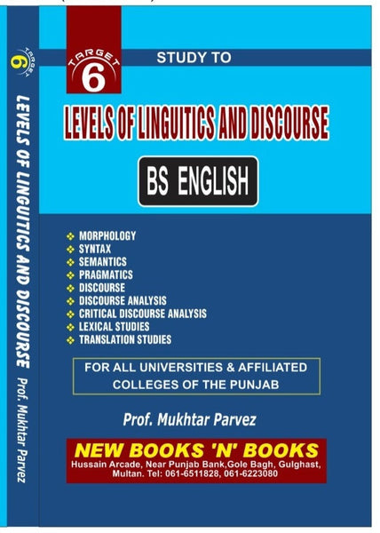Target Levels Of Linguistics & Discourse For BS