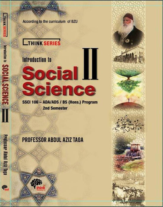 Think Series Introduction To Social Science - II For ADA ADS BS  Think Series Introduction To Social Science - II For ADA ADS BS