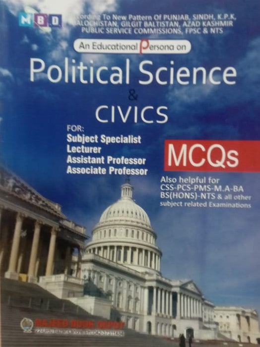 Political Science & Civics MCQs By Prof Usama zahid -MAJEED BOOK DEPOT Political Science & Civics MCQs By Prof Usama zahid -MAJEED BOOK DEPOT
