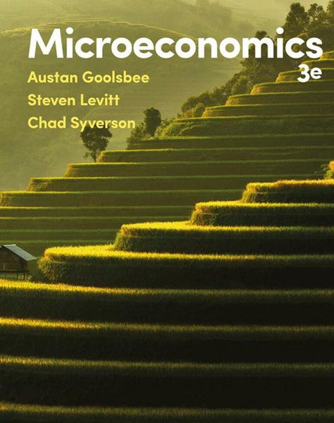 Microeconomics 3rd Edition by Austan Goolsbee