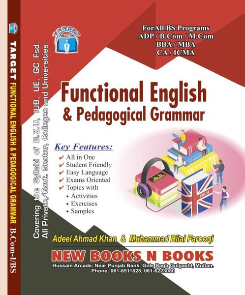 Target Functional English & Pedagogical Grammar ForADA ADS By Adeel Ahmad