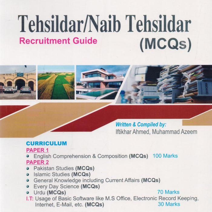 Tehsildar Naib Tehsildar Guide by Iftikhar Ahmad Muhammad Azeem -AH Tehsildar Naib Tehsildar Guide by Iftikhar Ahmad Muhammad Azeem -AH