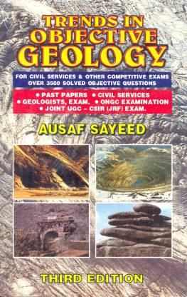 Trends in Objective Geology 3rd Edition For Civil Services by Ausaf Sayeed Trends in Objective Geology 3rd Edition For Civil Services by Ausaf Sayeed