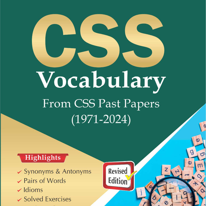 CSS Vocabulary From Past Papers For CSS PMS - JWT