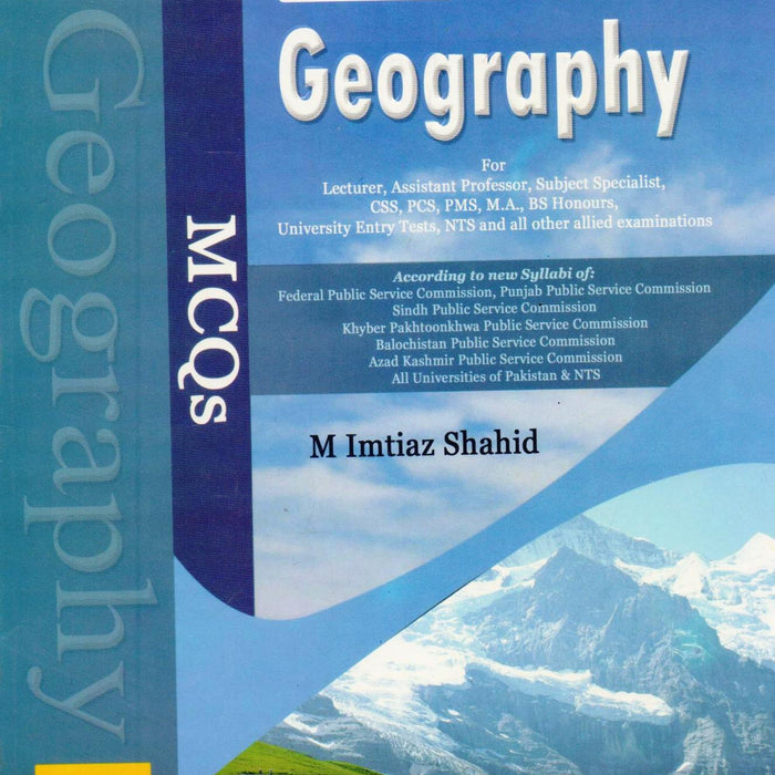 Advanced Geography MCQs For CSS PMS PCS FPSC PPSC By Imtiaz Shahid