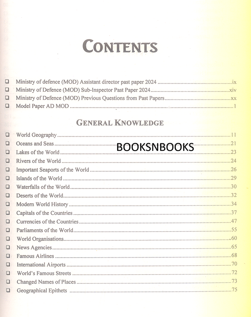 Mod Guide Book Ministry of Defence (MOD) Guide For Assistant Director - JWT – BooksNbooks