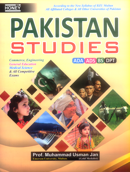 Honey Pakistan Studies For ADA ADS BS by Prof Muhammad Usman Jan