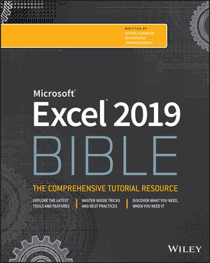 Excel 2019 Bible 1st Edition by Michael Alexander , John Walkenbach 