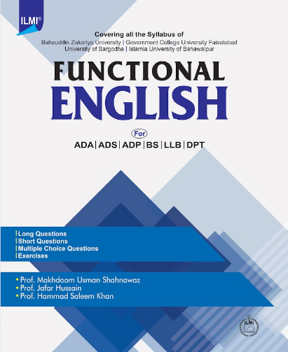 Functional English For ADA ADS  BS By Prof  Makhdoom Usman Shahnawaz -ILMI