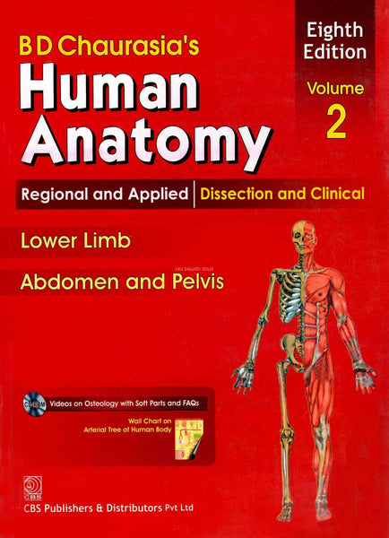 BD Chaurasia's Human Anatomy (Volume 2) 8th Edition by B.D. Chaurasia