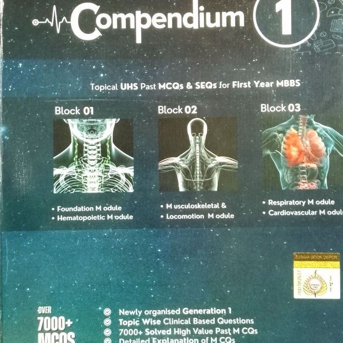 MBBS Cafeteria Compendium 1 Topical UHS Past Mcqs & SEQs For 1st Year MBBS