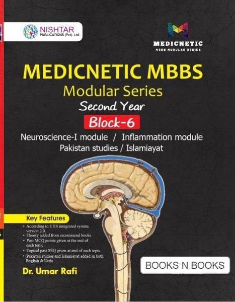 MEDICNETIC MBBS Modular Series Second Year Block-6 by  By Dr. Umar Rafi