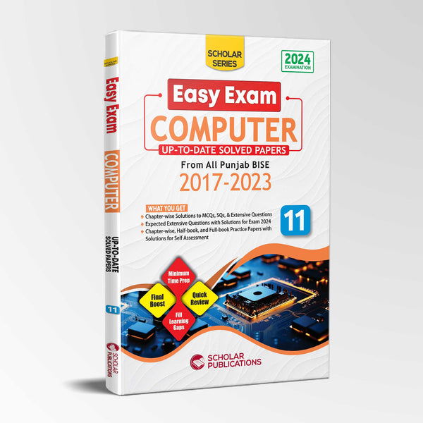 SCHOLAR SERIES COMPUTER SCIENCE 11 EASY EXAM (2017 2023)