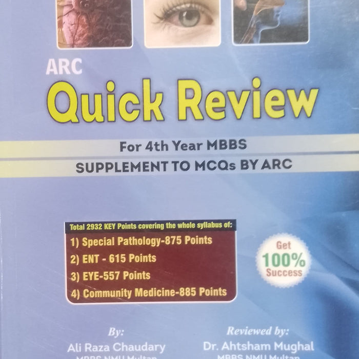 Arc Quick Review Solved Papers 4th Year MBBS