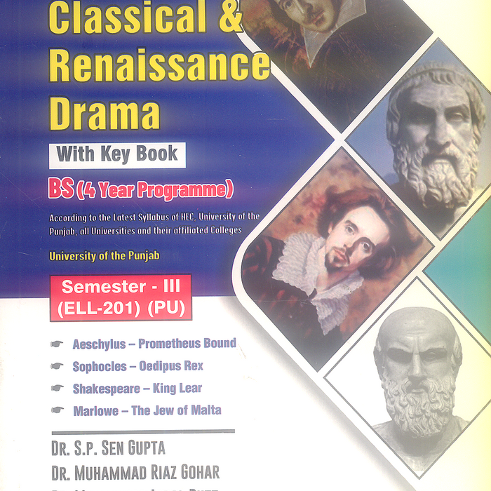 A Textbook of Classical & Renaissance Drama With Key Book For BS