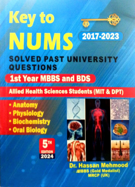 Key To NUMS 1st Year MBBS BDS 