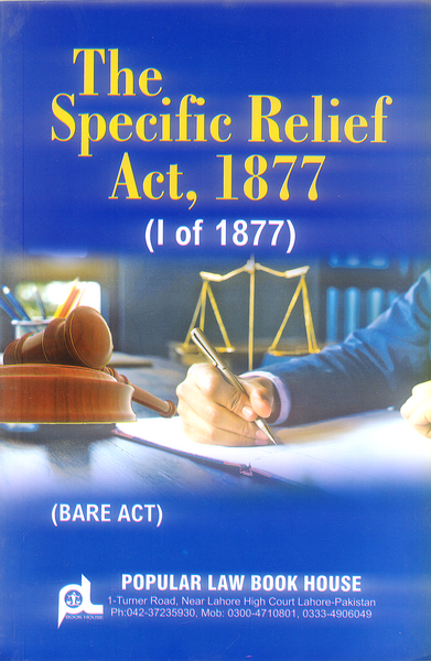 The Specific Relief Act 1877 (I of 1877)  Bare Act