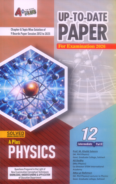 A+ Plus Up-To-Date Past Papers 12th Class