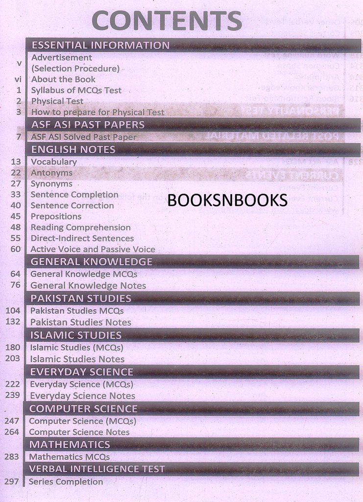 ASF ASI Corporal Preparation Guide - Dogar – BooksNbooks