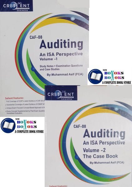 CAF-08 Auditing: An ISA Perspective 14th Edition By Muhammad Asif - CRESCENT