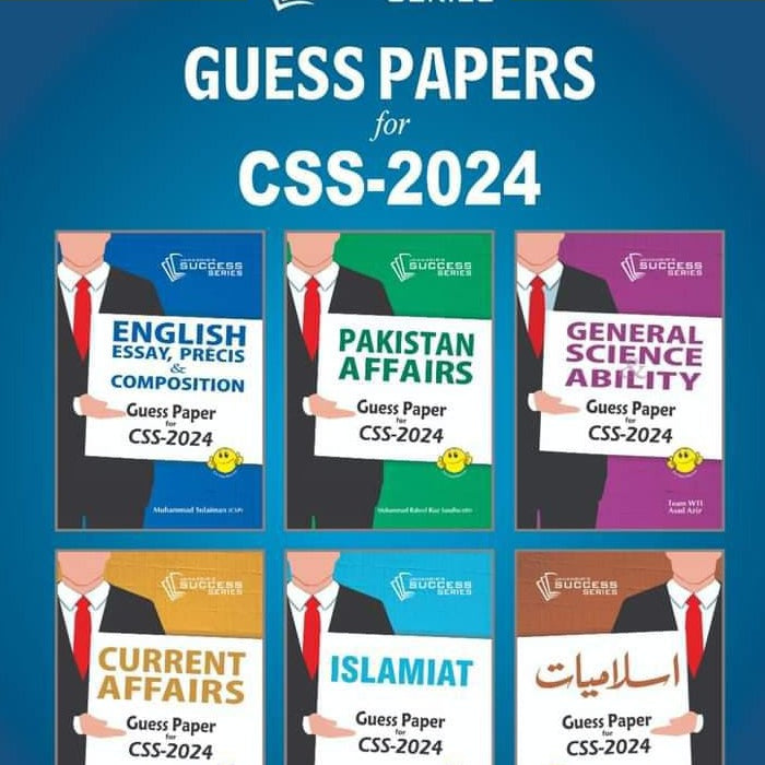 JWT Success Series Guess Paper For CSS 2024