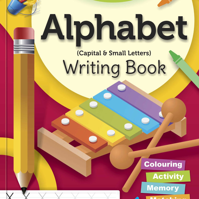 My Smart Alphabet Capital & Small Letters Writing Book -Rabia