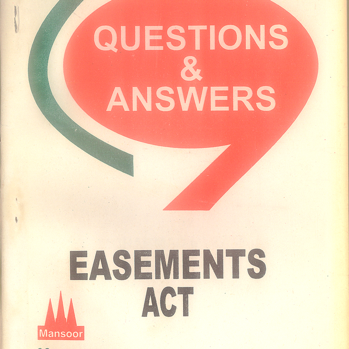 Questions & Answers Easements Act