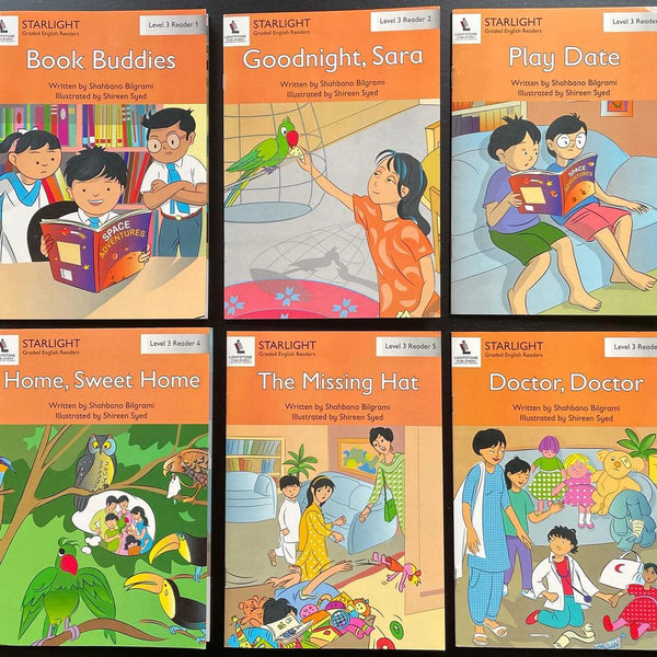 Starlight Graded English Readers Level 3 for KG (Pack of 6 readers)