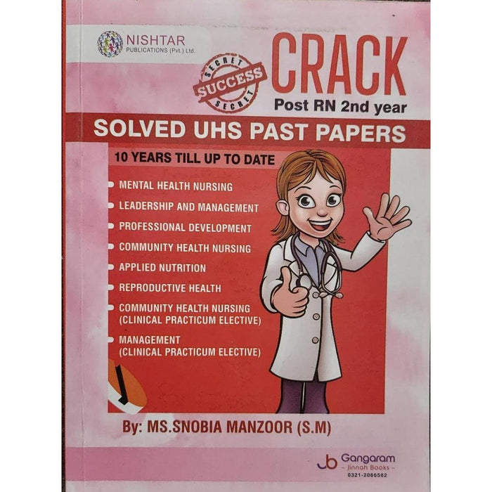 Cracks Solved UHS Past Papers For Post RN BSN 2nd Year by MS.SNOBIA MANZOOR