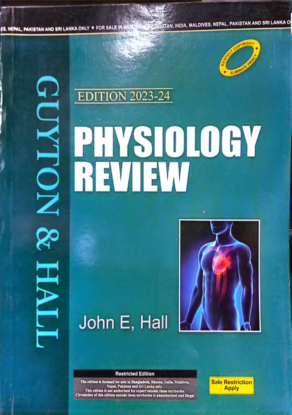 Guyton & Hall Physiology Review Latest Updated Edition By John E Hall