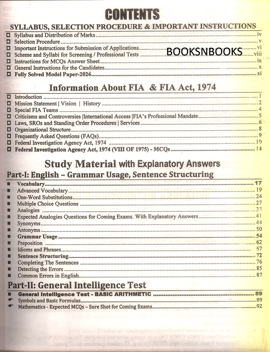 Kfia Interview Guide.pdf FIA - Federal Investigation Agency Recruitment Test Guide – BooksNbooks