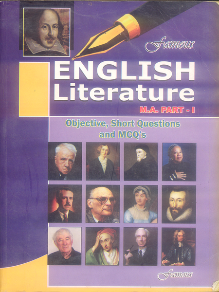 English Literature For MA Part I (short Questions & MCQs) by Shamsher Gondal -Famous