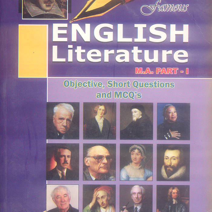 English Literature For MA Part I (short Questions & MCQs) by Shamsher Gondal -Famous