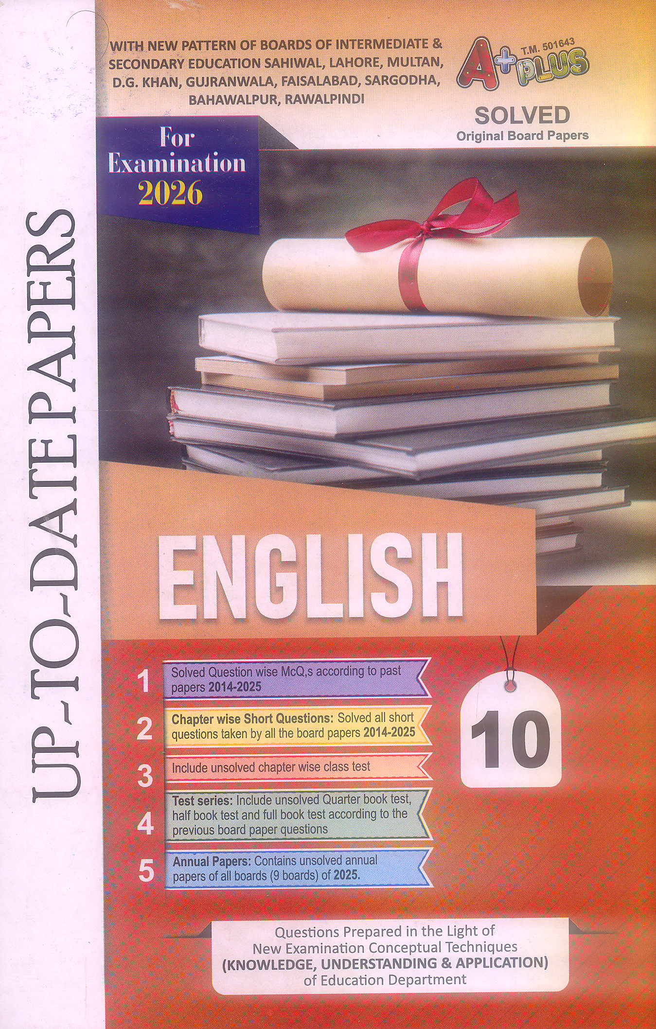 Plus Learning Paper A+ Plus Up-To-Date Past Papers 10th Class – BooksNbooks