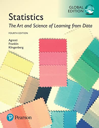 Statistics: The Art and Science of Learning from Data 4th Edition