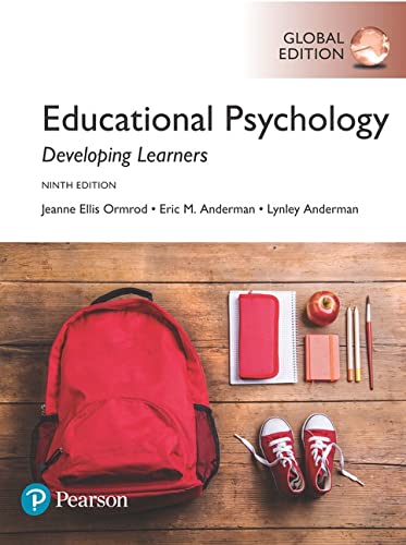 Educational Psychology 9th Edition by Jeanne Ellis Ormrod