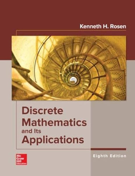 Discrete Mathematics and Its Applications 8th Edition  by Kenneth Rosen