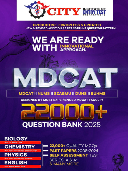 City MDCAT Question Bank (22000+ MCQs)